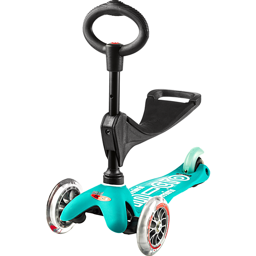 MICRO Mini 3-in-1 Deluxe Kickboard Scooter Aqua