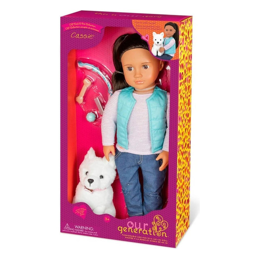 Our Generation 18" Doll Pet Collection Cassie canada ontario