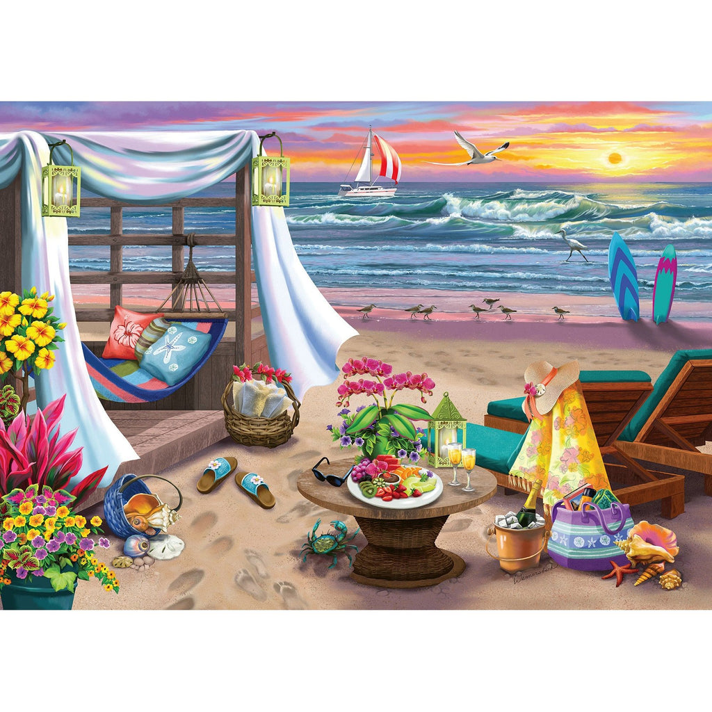 Ravensburger 500 Piece Puzzle Large Format Cabana Retreat 16792