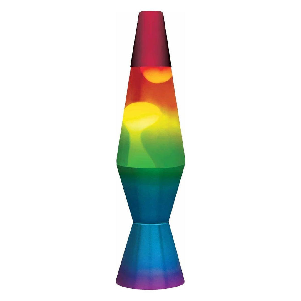 Lava Lamp 11.5" Rainbow Tricolour and White canada ontario