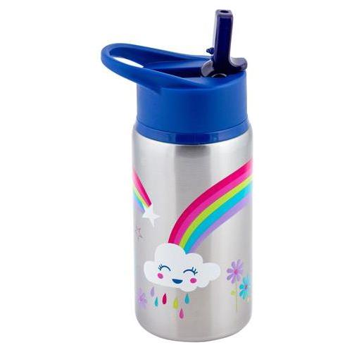 Stephen Joseph Stainless Steel Water Bottle Rainbow