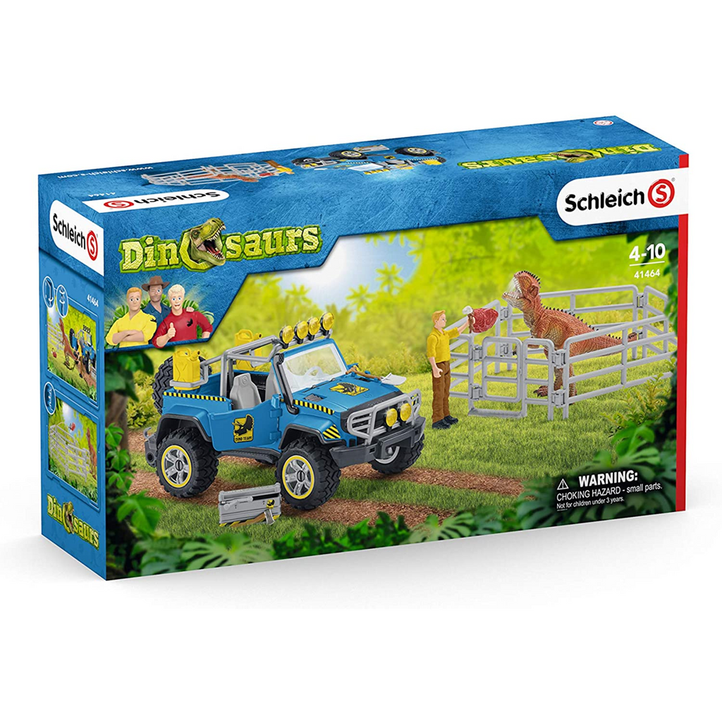 Schleich Dinosaurs Off-Road Vehicle with Dino Outpost 41464