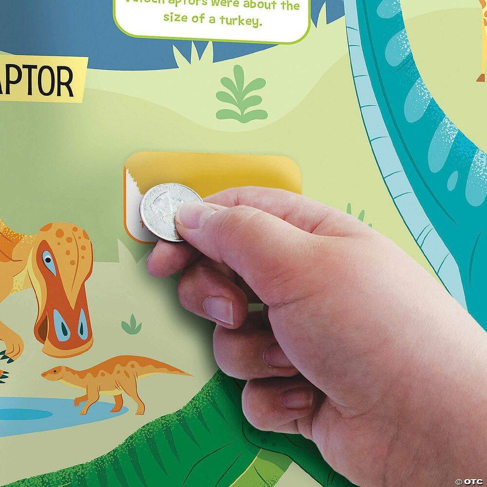 Peaceable Kingdom Scratch Off Poster: Dinosaurs