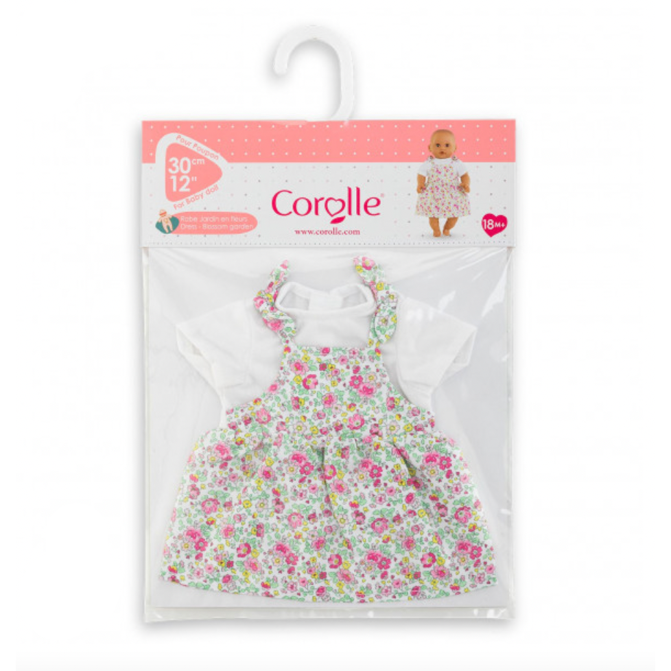Corolle 12" Doll Outfit Blossom Garden Dress