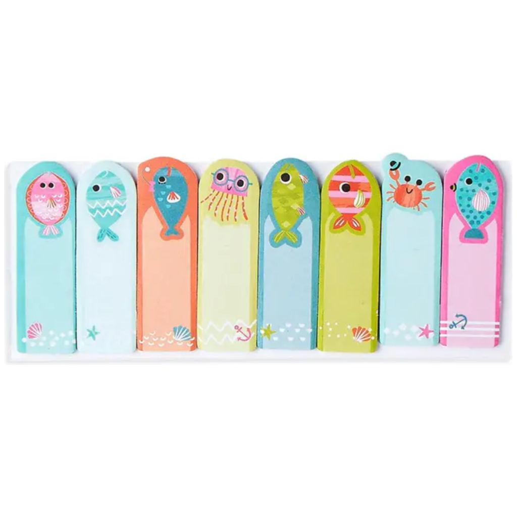 Ooly Note Pals Sticky Tabs Friendly Fish