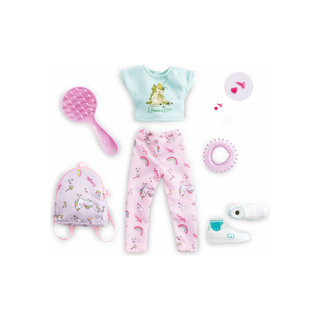Corolle Girls Fantasy Unicorn Dressing Room Clothing Set