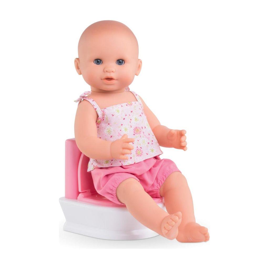 Corolle Interactive Toilet for 12" & 14" Dolls