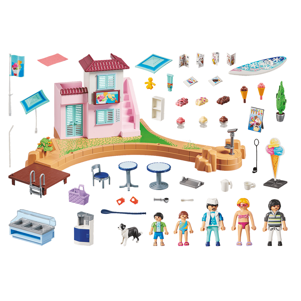 Playmobil Family Fun Waterfront Ice Cream Shop 70279 canada ontario