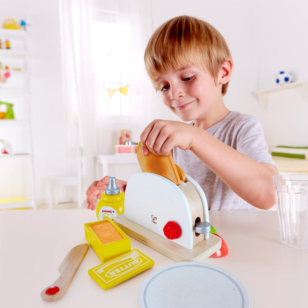 Hape Pop-Up Toaster Set e3148 canada ontario wooden toy