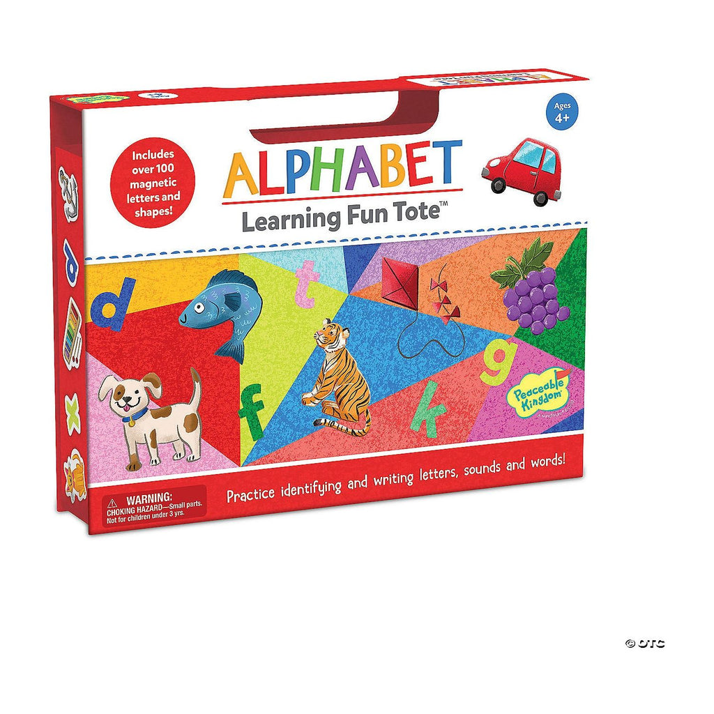 Peaceable Kingdom Learning Fun Tote: Alphabet