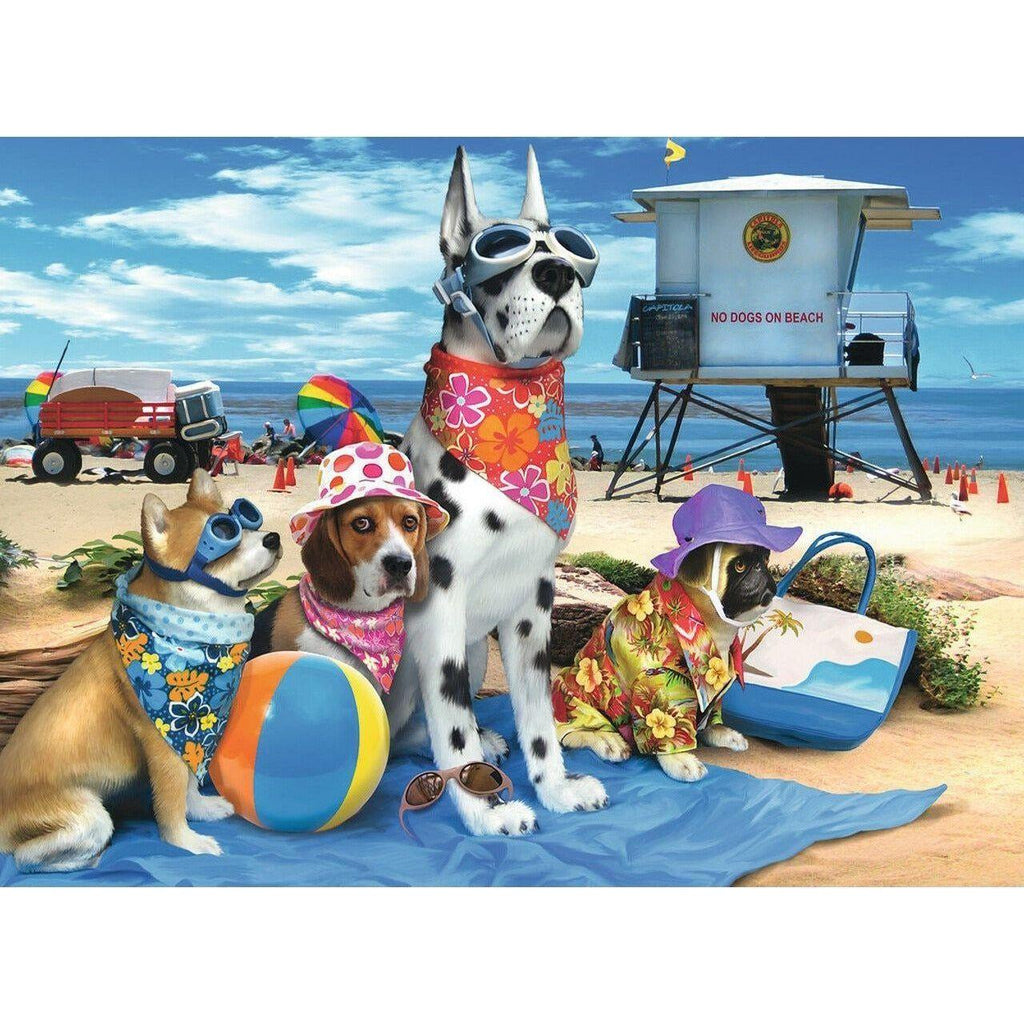 Ravensburger 100 Piece Puzzle No Dogs On The Beach 10526 canada ontario