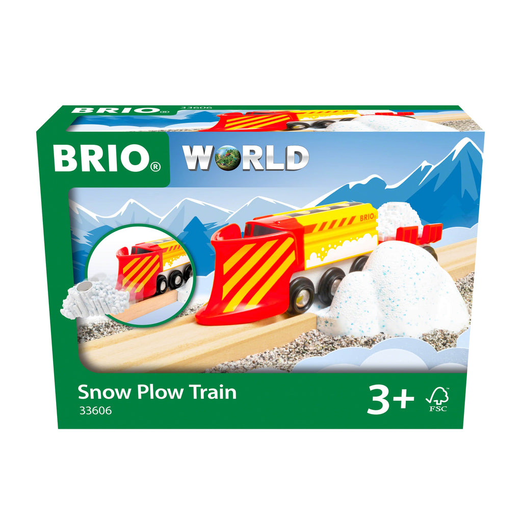 BRIO Snow Plow Train 33606