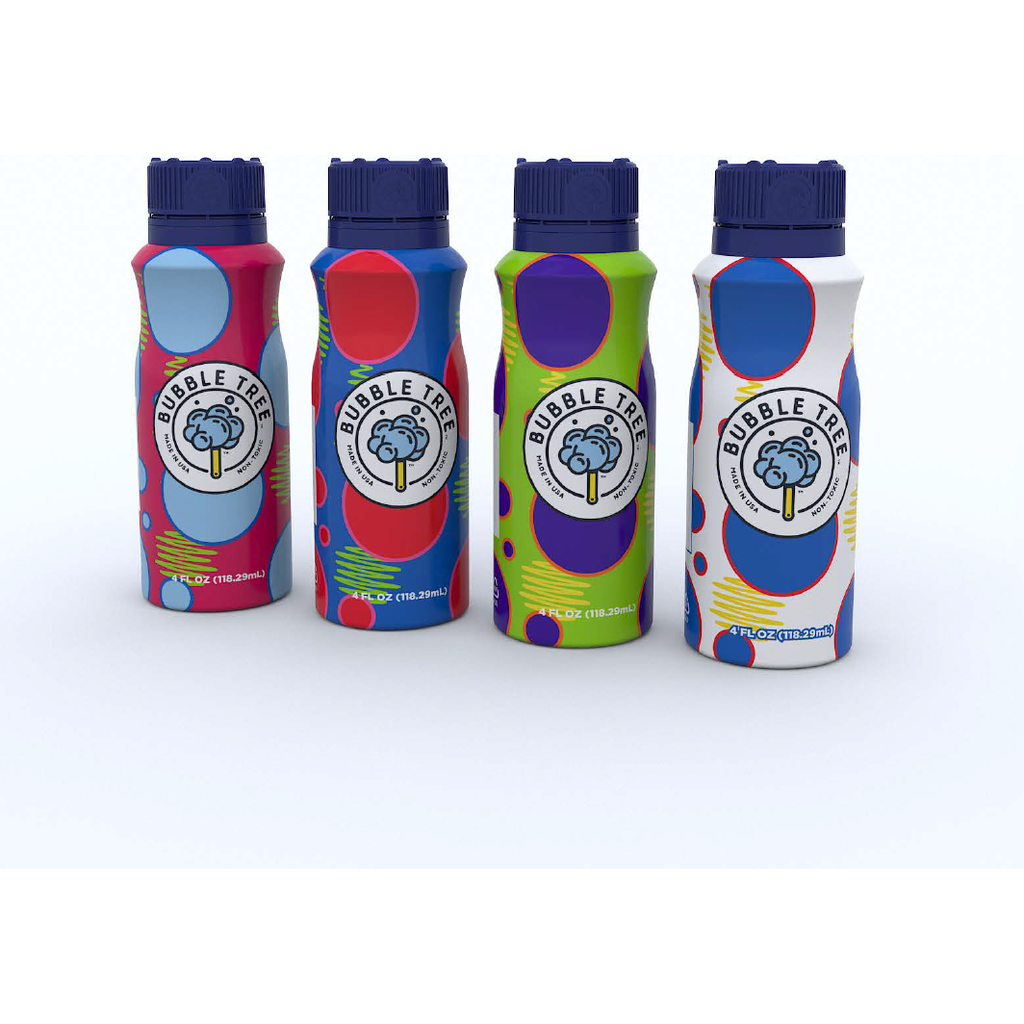 Bubble Tree Bubble Solution 4oz Aluminum Bottle