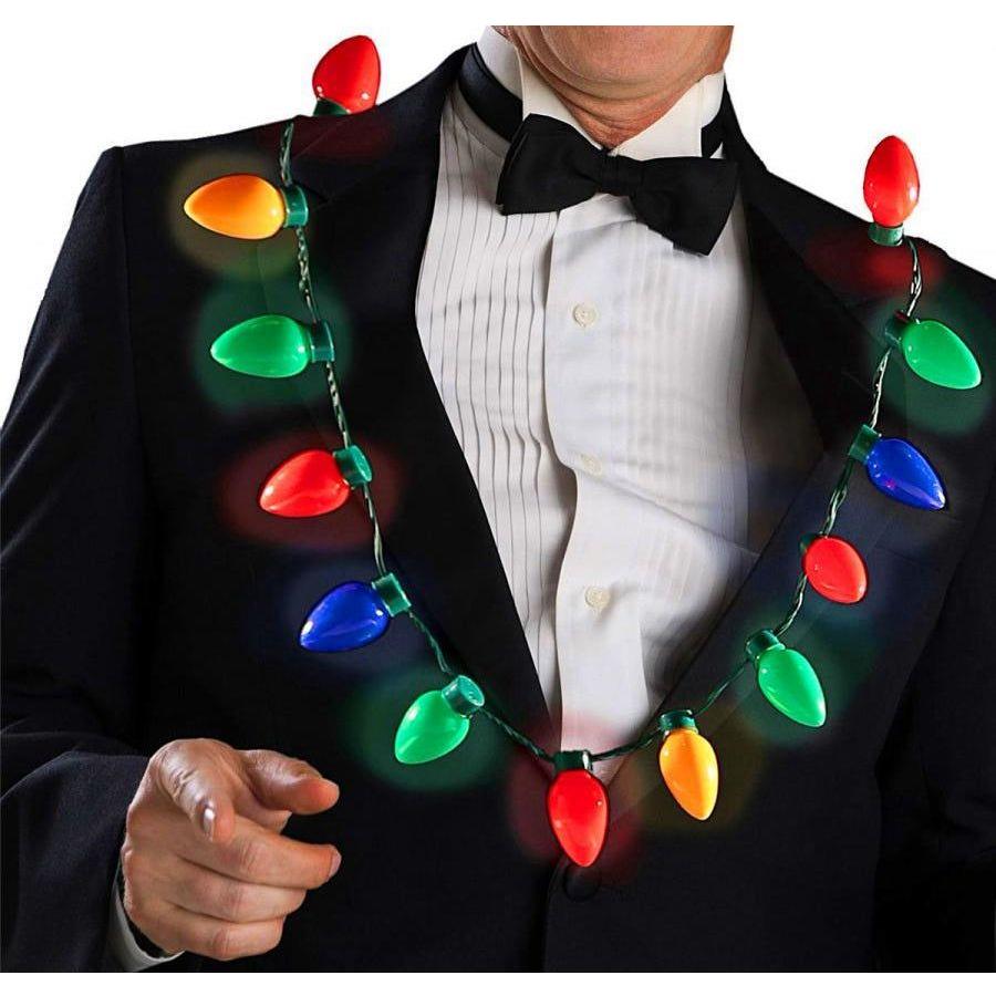 Light Bulb Flashing Necklace