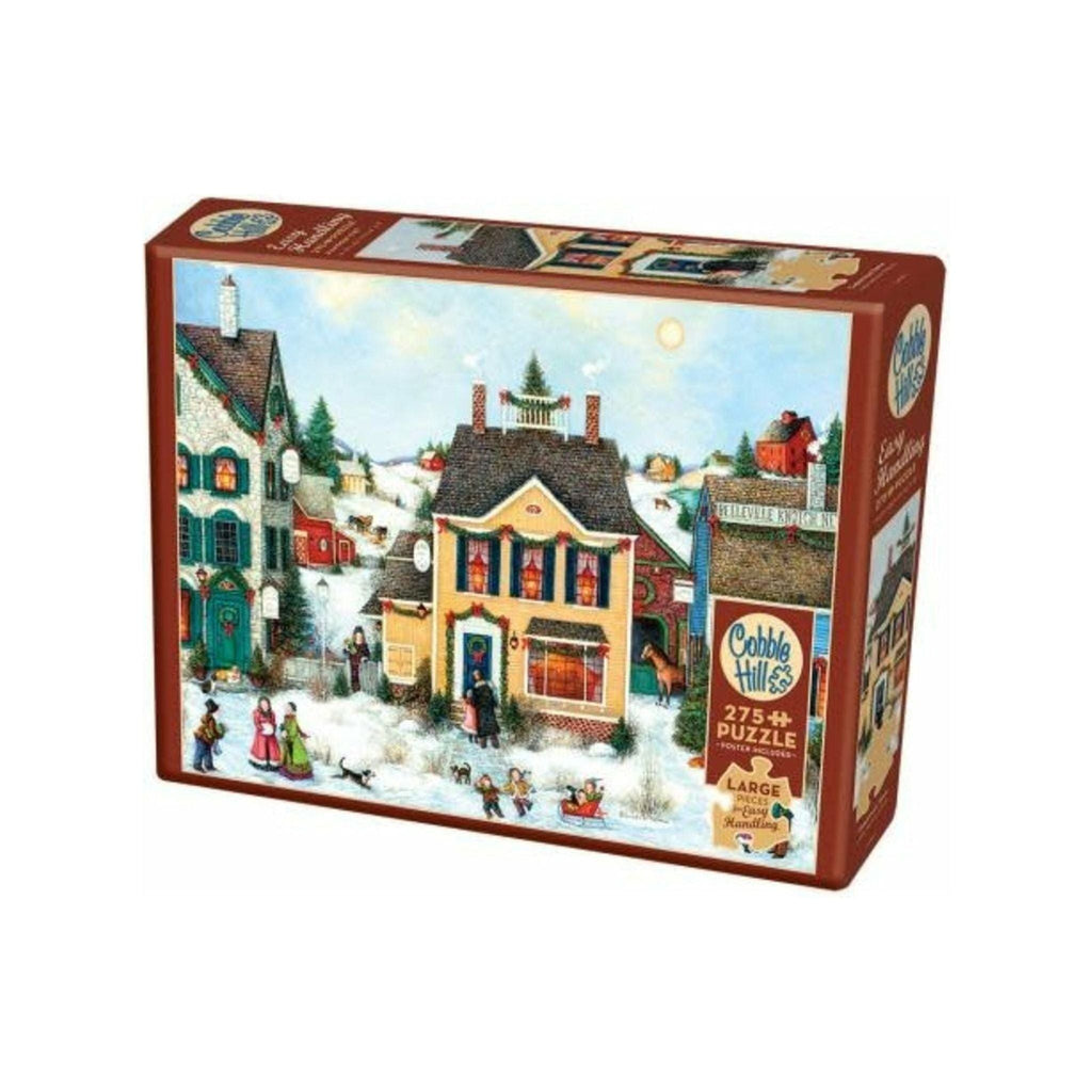 Cobble Hill 275 Piece Puzzle Christmas Town canada ontario