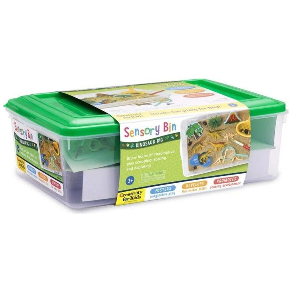 Creativity for Kids Sensory Bin Dinosaur Dig canada ontario