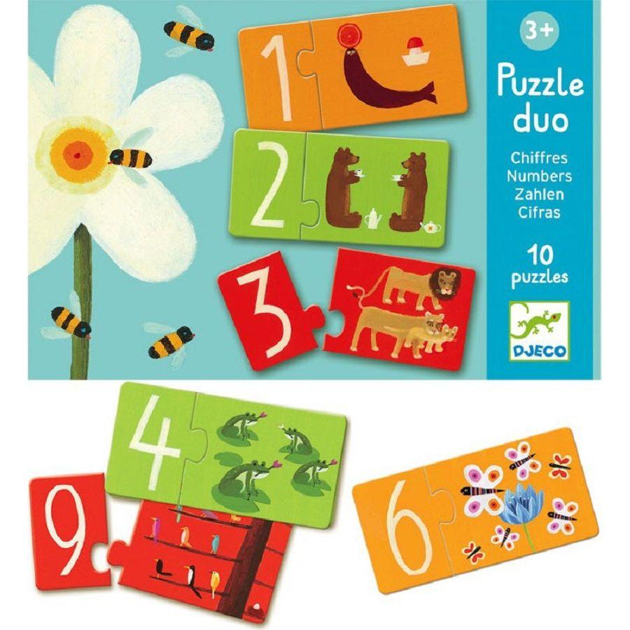 Djeco Puzzle Duo Numbers canada ontario 