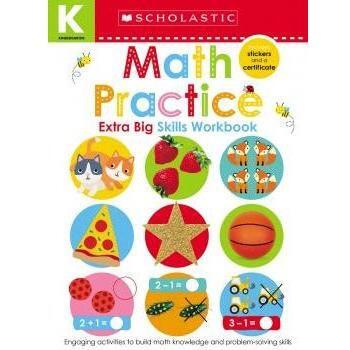 Scholastic Workbook Extra Big Skills: Kindergarten: Math Practice canada ontario