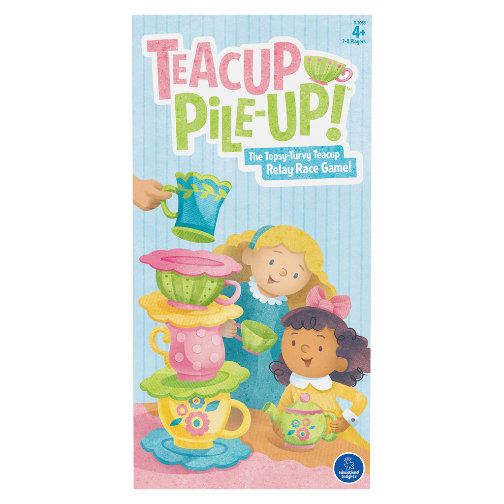 Educational Insights Tea Cup Pile Up Relay Race Game