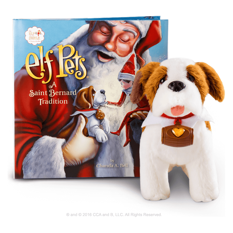 The Elf on the Shelf Elf Pet Saint Bernard