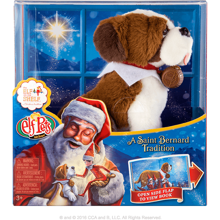The Elf on the Shelf Elf Pet Saint Bernard