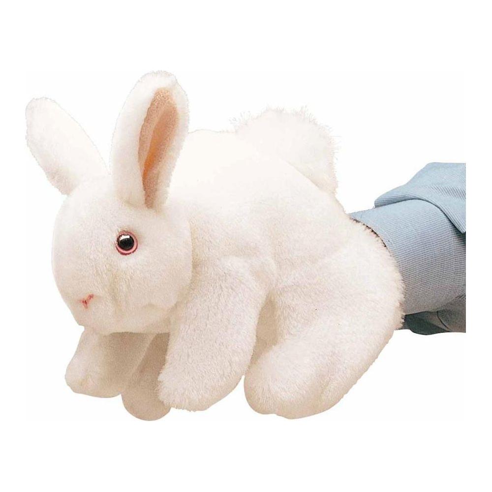 Folkmanis White Bunny Rabbit Puppet 2048
