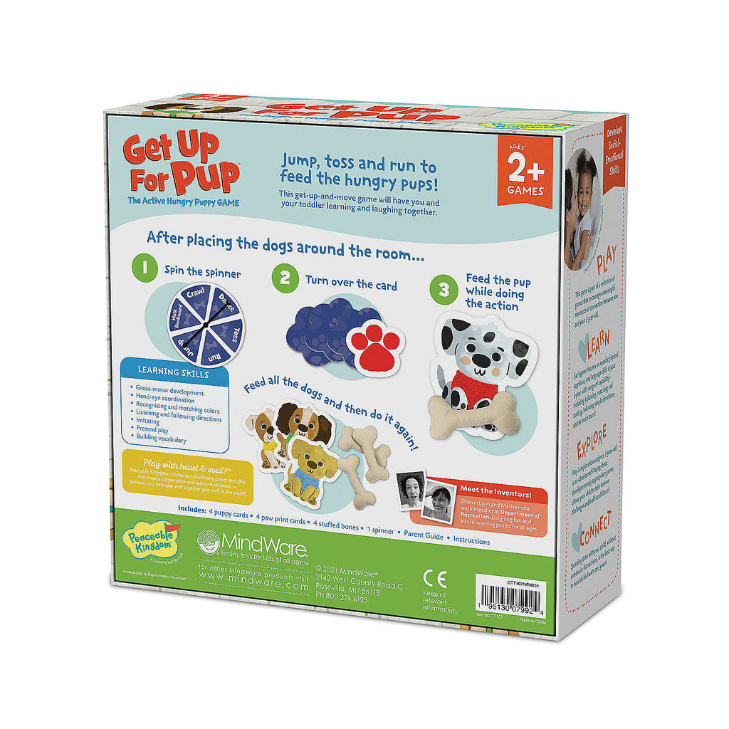 Peaceable Kingdom Get Up For Pup canada ontario hungry puppy game active 
