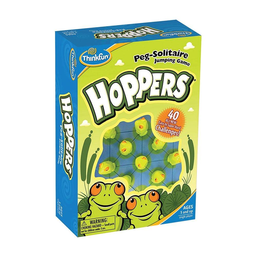 ThinkFun Hoppers Peg Solitaire  jumping game canada ontario solo
