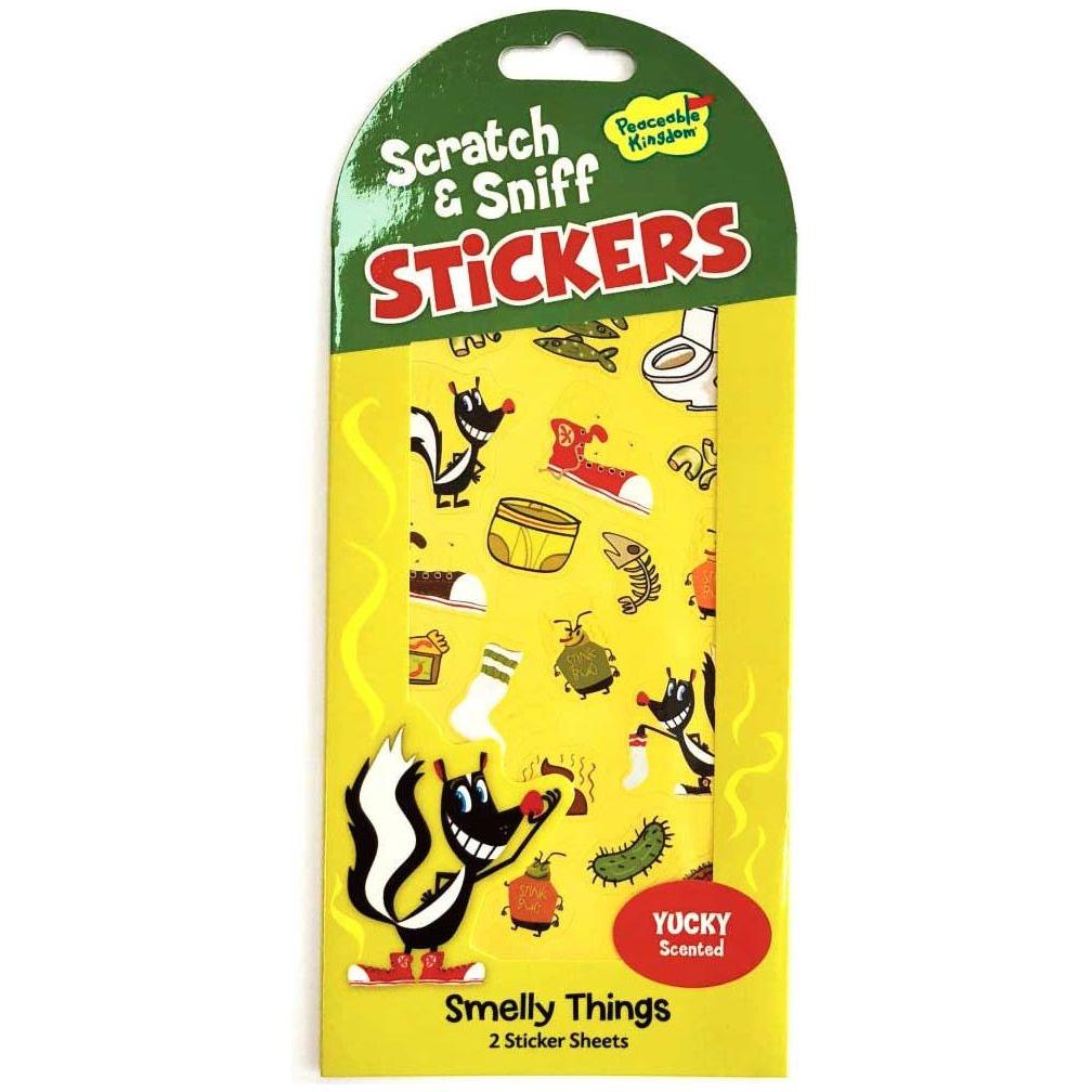 Peaceable Kingdom Scratch & Sniff Stickers Smelly Things