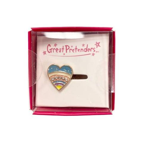 Great Pretenders Rainbow Heart Ring