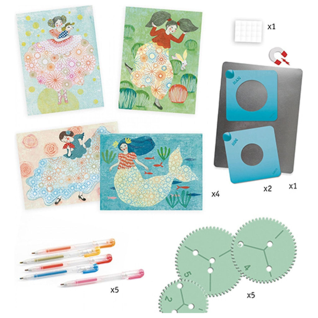 Djeco Spirals Dress Patterns canada ontario arts craft kit kids