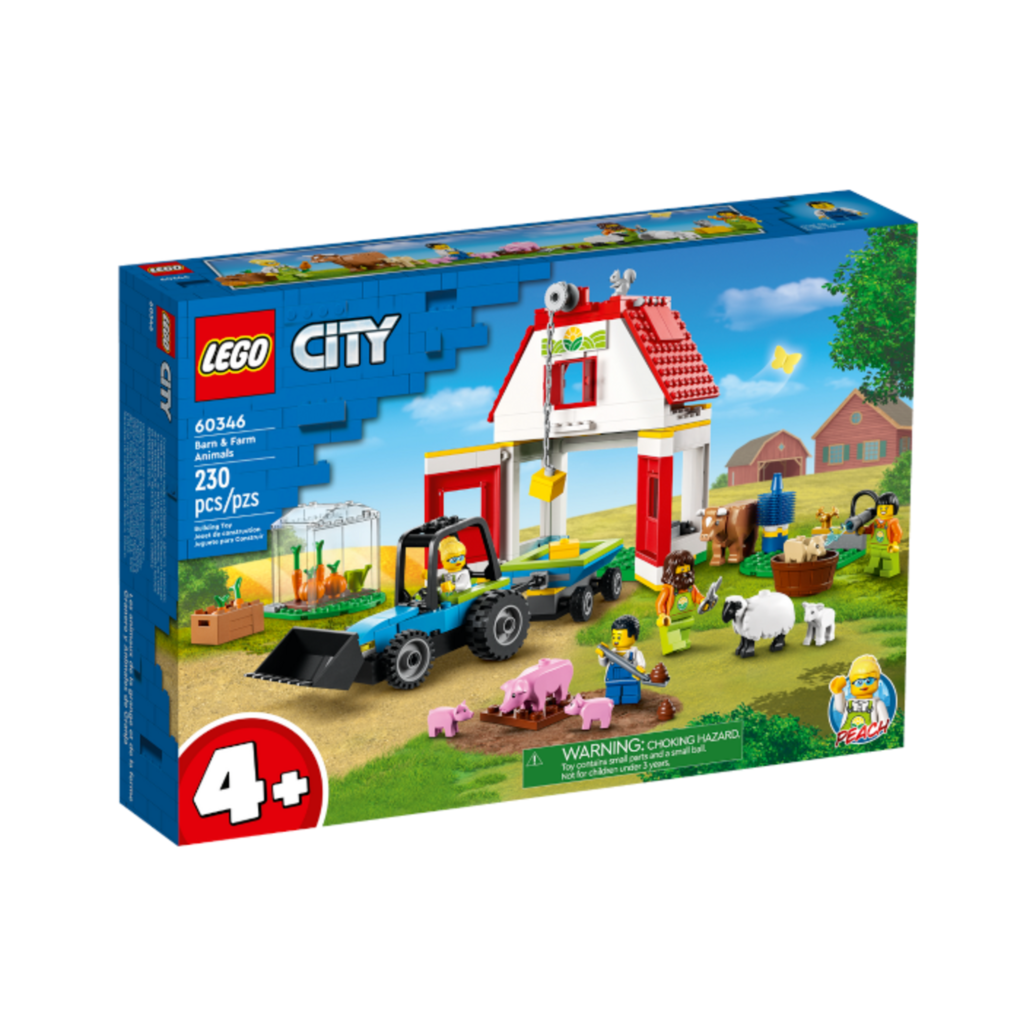 Barn with farm animals toy on sale