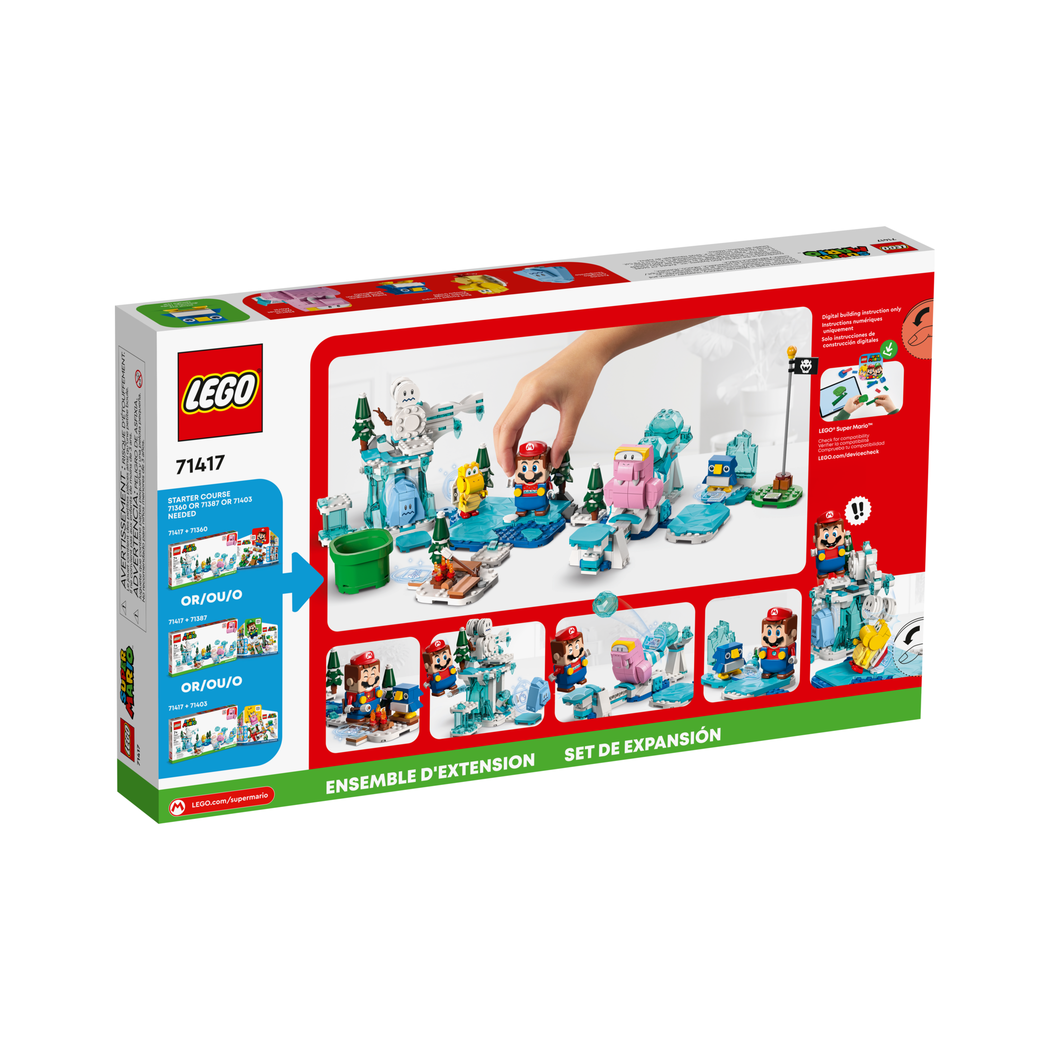 LEGO Super Mario Fliprus Snow Adventure Expansion Set The Rocking Horse Toys