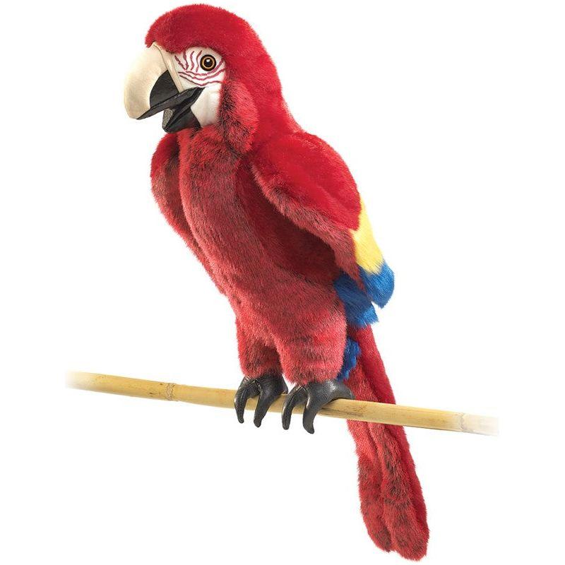 Folkmanis Scarlet Macaw Puppet 2362 parrot canada ontario