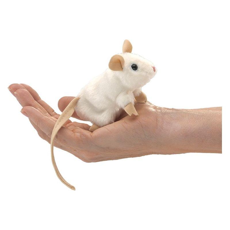 Folkmanis Finger Puppet White Mouse 2776 canada ontario