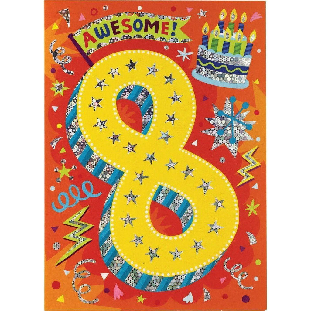 Peaceable Kingdom Birthday Card Age 8
