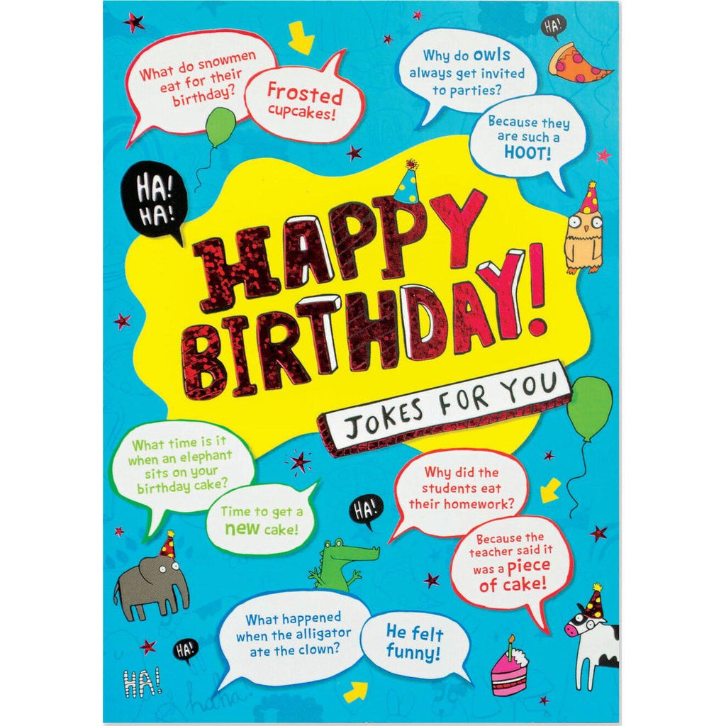Peaceable Kingdom Birthday Card Jokes