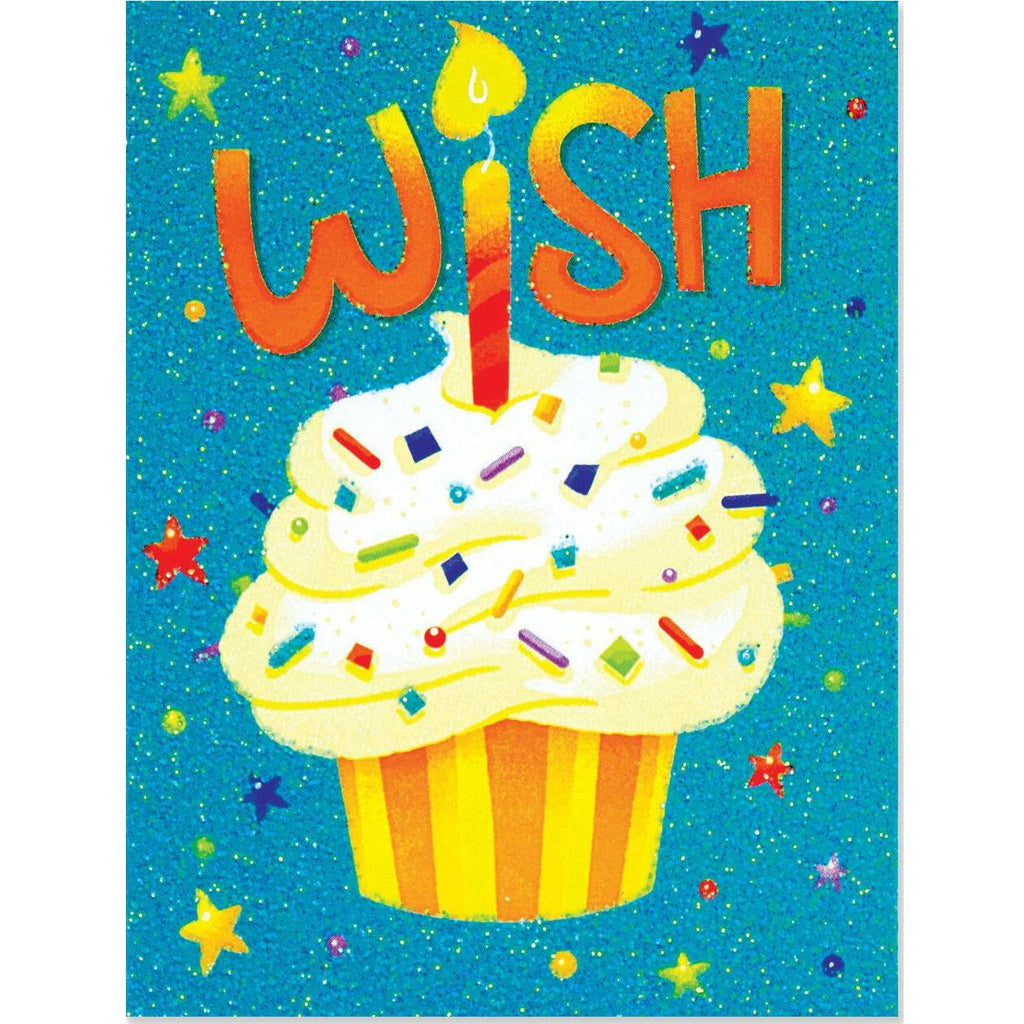 Peaceable Kingdom Gift Enclosure Cupcake Glitter
