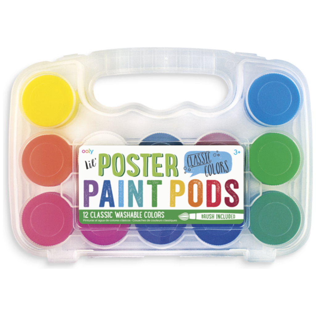 Ooly Lil Paint Pods Poster Paints Classic Colours