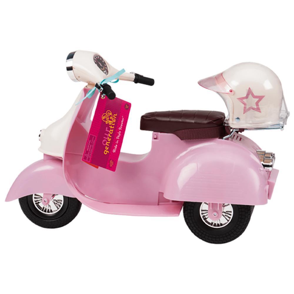 Our Generation Ride in Style Scooter pink 18 inch doll canada ontario vespa