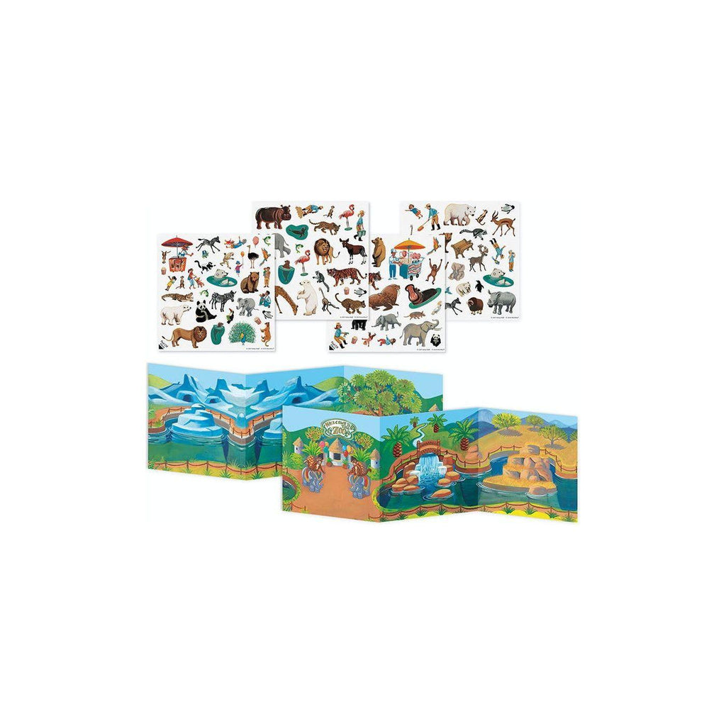Peaceable Kingdom Reusable Sticker Tote At The Zoo