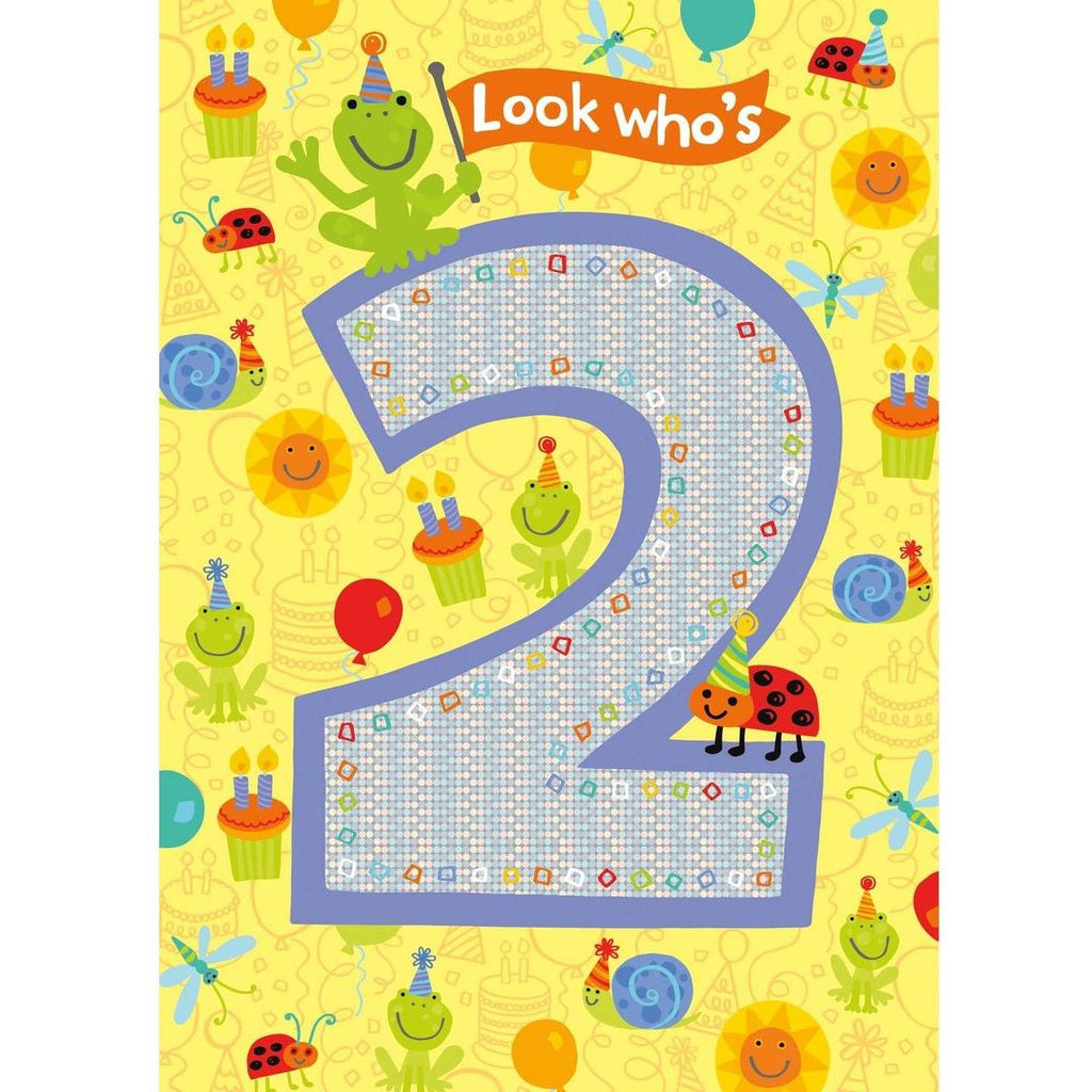 Peaceable Kingdom Birthday Card Age 2