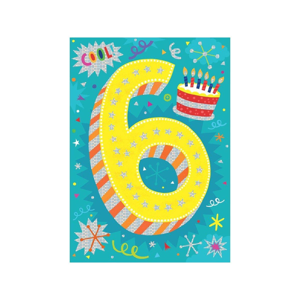 Peaceable Kingdom Birthday Card Age 6