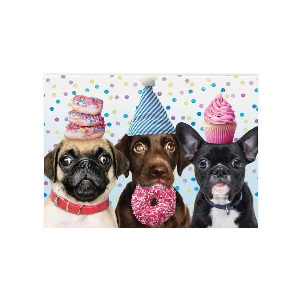 Peaceable Kingdom Birthday Card Celebrating Dogs