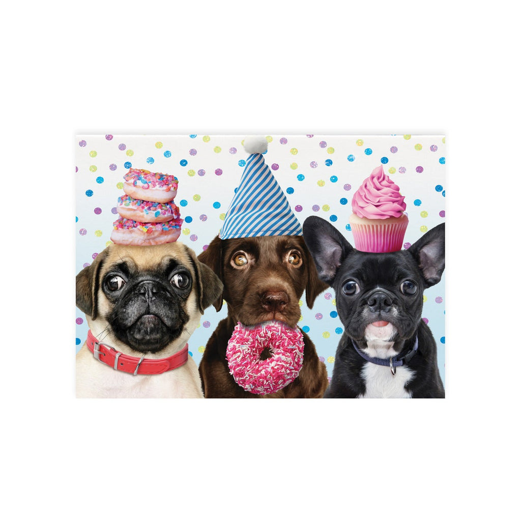 Peaceable Kingdom Birthday Card Celebrating Dogs