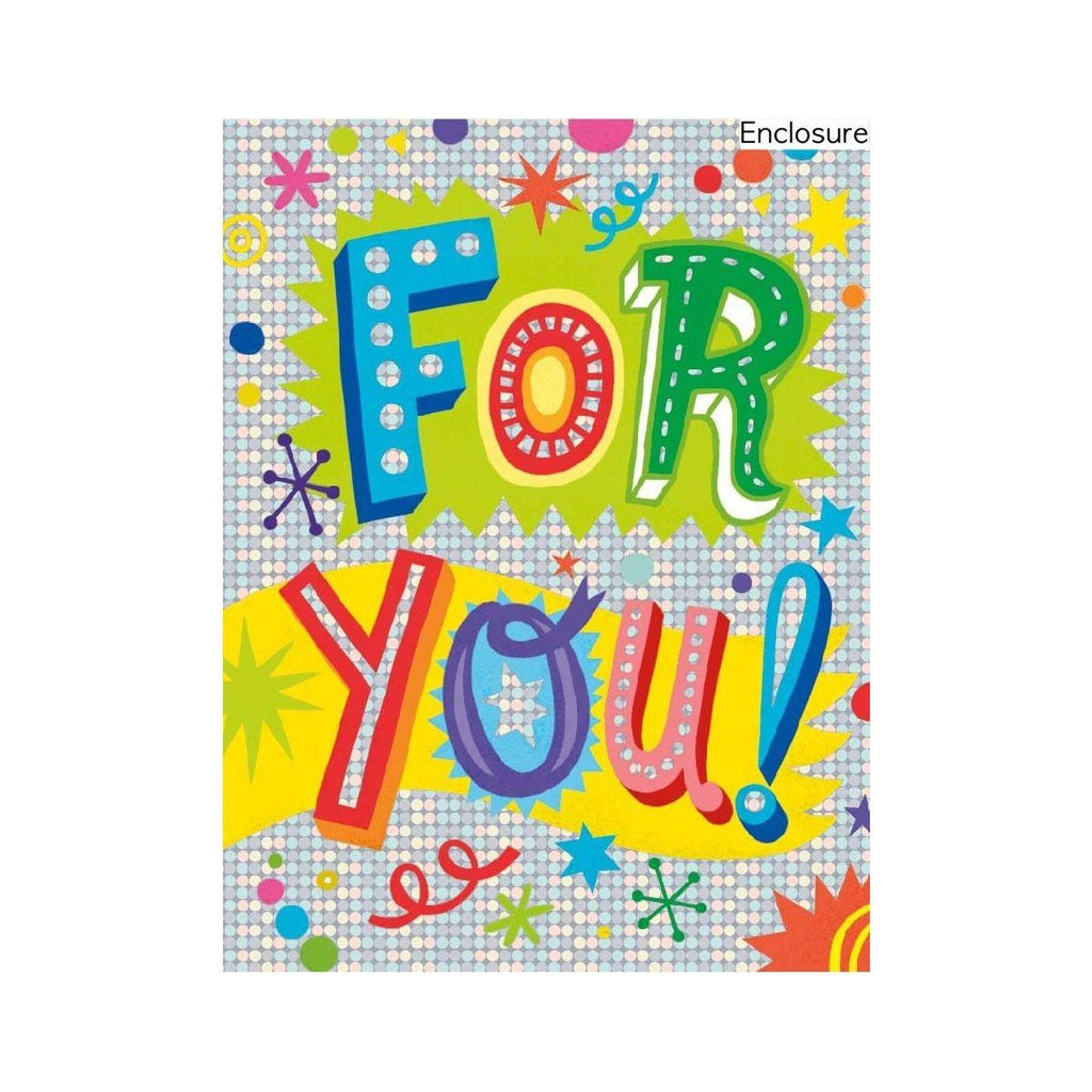 Peaceable Kingdom Gift Enclosure For You Foil