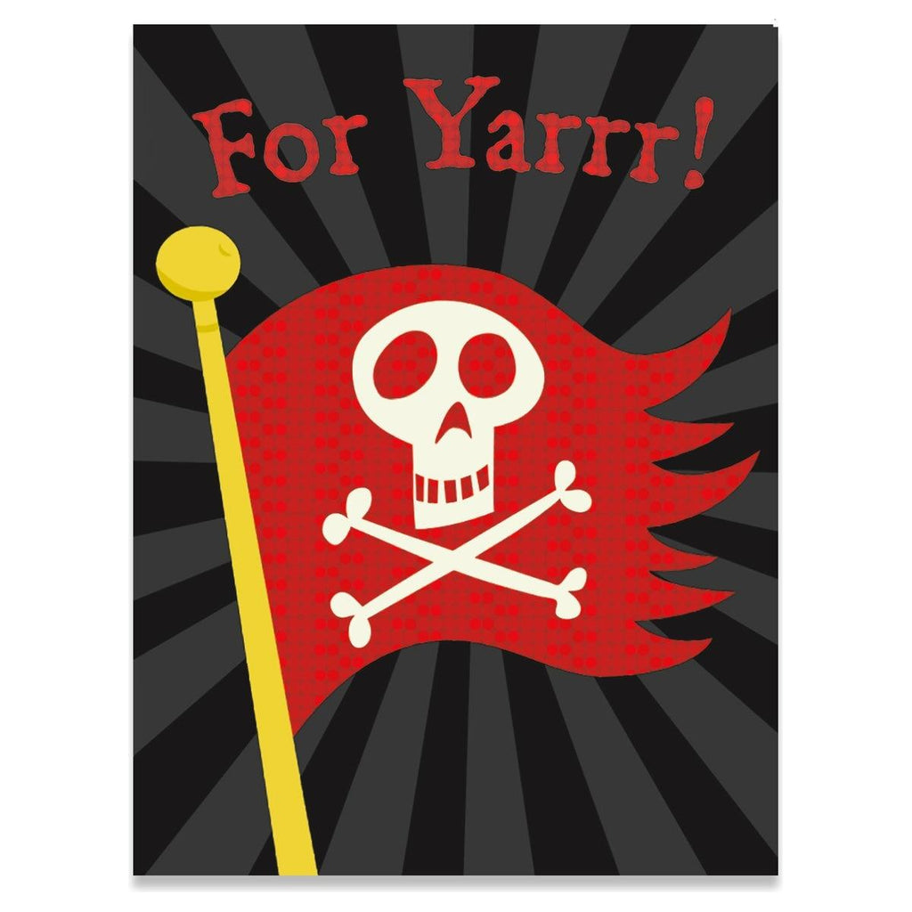 Peaceable Kingdom Gift Enclosure Pirate Flag