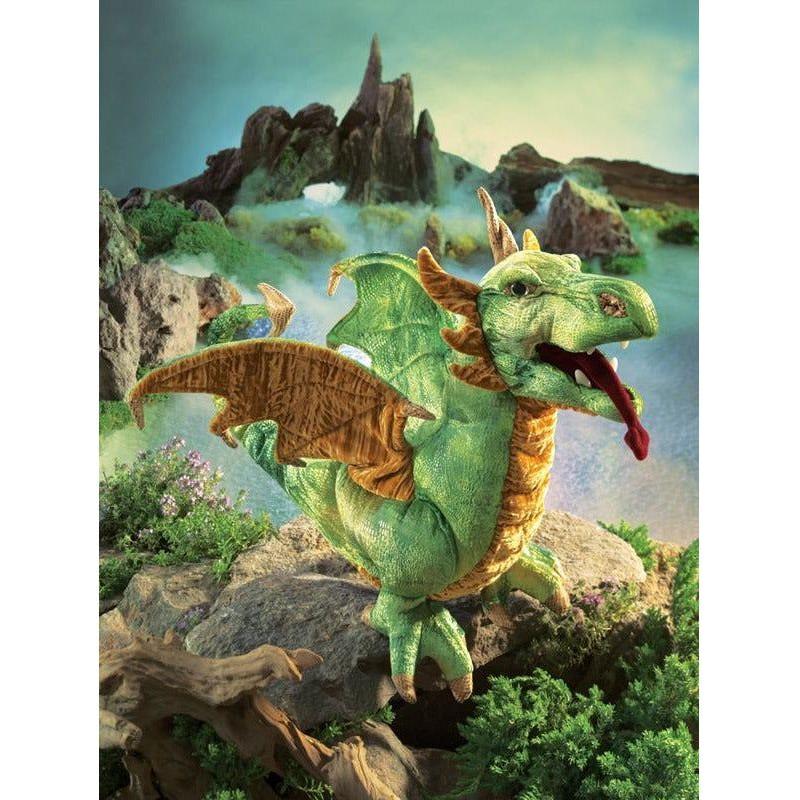 Folkmanis Wyvern Dragon Puppet – The Rocking Horse Toys