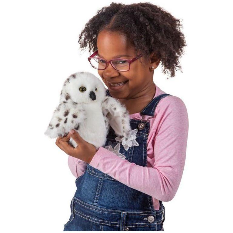 Folkmanis Little Snowy Owl Puppet 3151 canada ontario