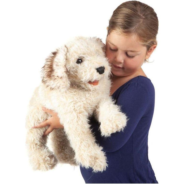 Folkmanis Labradoodle Dog Puppet canada ontario